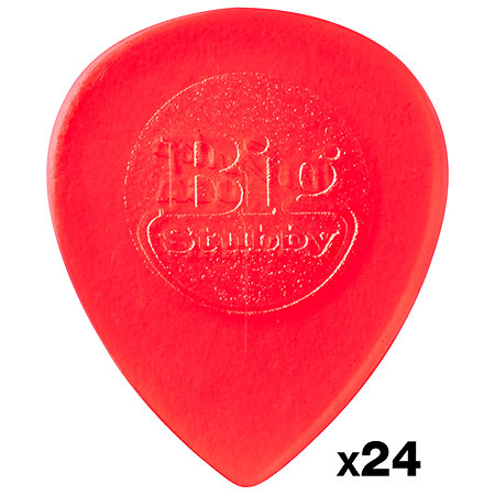 Dunlop 475R1 Big Stubby 1,00 mm Sachet de 24