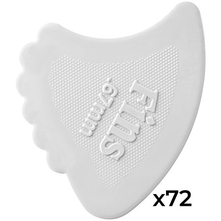 Dunlop 444R67 Nylon Fin 0,67 mm Sachet de 72