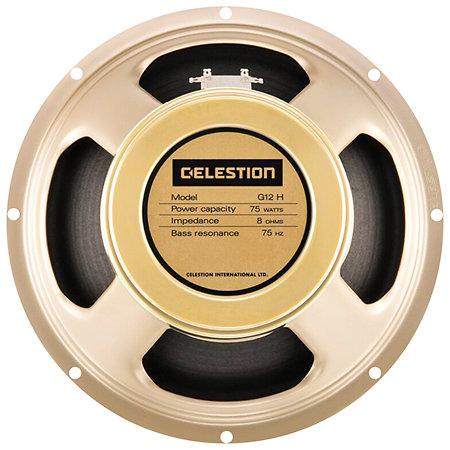 G12H 75 Creamback 8 Ohms Celestion