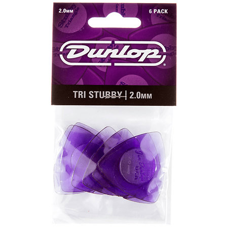 473P200 Tri Stubby 2,00 mm Sachet de 6 Dunlop