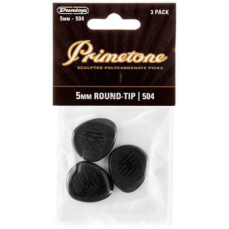 477P504 Primetone Classic Round Tip 5,00 mm Sachet de 3 Dunlop