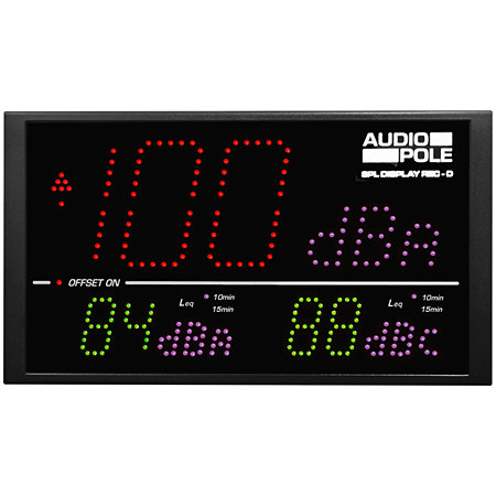 Audiopole Afficheur/Enregistreur SPL Display Rec D