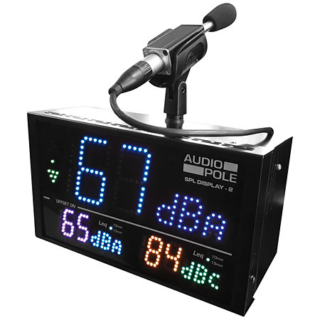 Audiopole Afficheur/Enregistreur SPL Display Rec DP2
