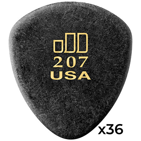 477R207 Jazztone Large Round Tip Sachet de 36 Dunlop