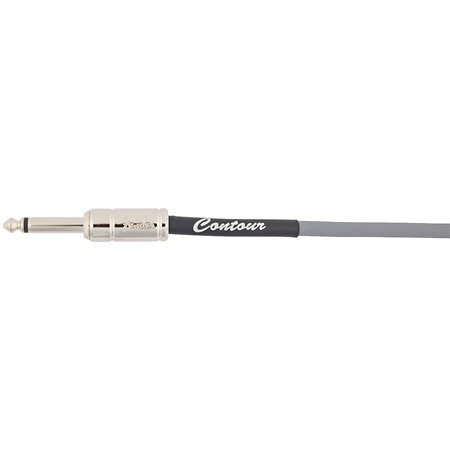 Fender Contour Series Instrument Cable, 3m, Inca Silver