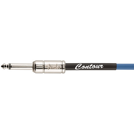 Contour Series Instrument Cable, 4,5m, Lake Placid Blue Fender