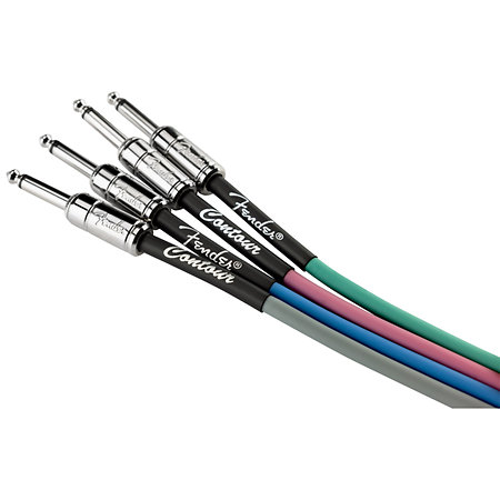 Contour Series Instrument Cable, 4,5m, Lake Placid Blue Fender