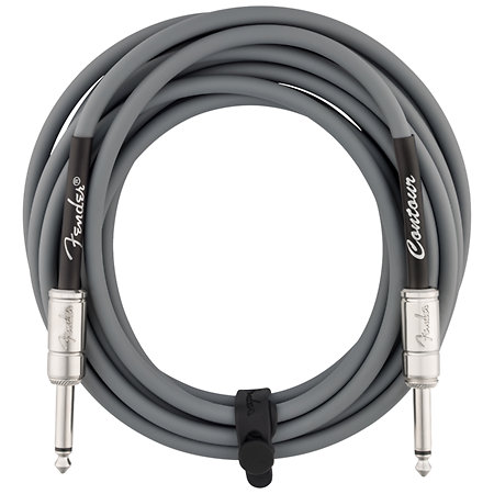 Fender Contour Series Instrument Cable, 4,5m, Inca Silver