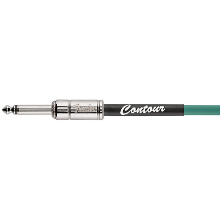 Contour Series Instrument Cable, 4,5m, Sherwood Green Fender