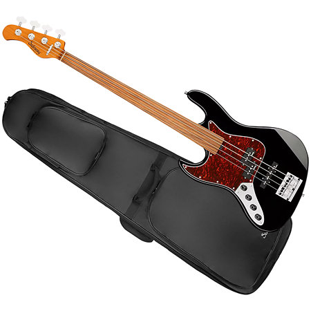 Sadowsky MetroExpress Hybrid PJ Fretless Black Pearl Touche Palissandre Gaucher
