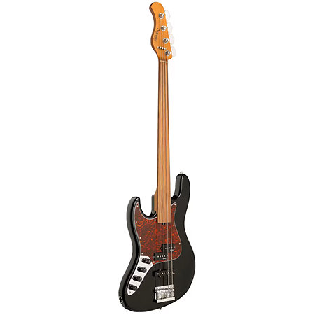 MetroExpress Hybrid PJ Fretless Black Pearl Touche Palissandre Gaucher Sadowsky