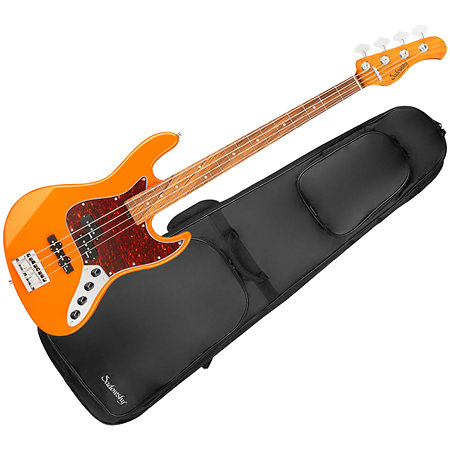 Sadowsky MetroExpress Hybrid PJ Candy Apple Orange Metallic Touche Palissandre