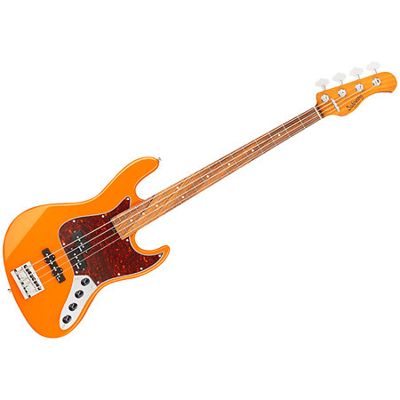 MetroExpress Hybrid PJ Candy Apple Orange Metallic Touche Palissandre Sadowsky