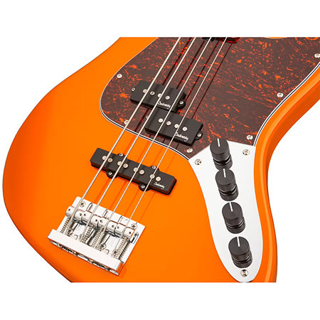 MetroExpress Hybrid PJ Candy Apple Orange Metallic Touche Palissandre Sadowsky