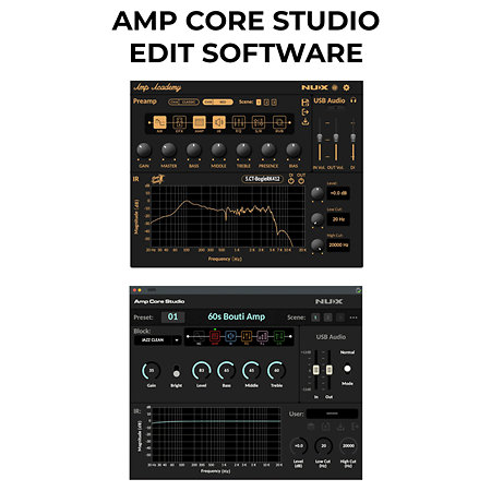 ギター NUX AMP CORE Amazon.com: NUX Amp Core Studio 26 Legendary Amp Models