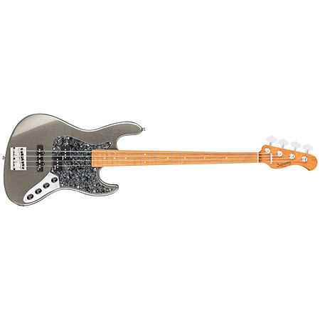 MetroExpress Hybrid PJ Silver Sparkle Metallic Touche Érable Sadowsky