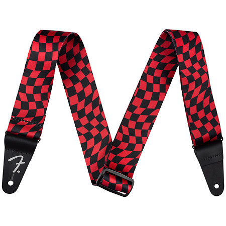 Fender Wavy Checkerboard Poly Red
