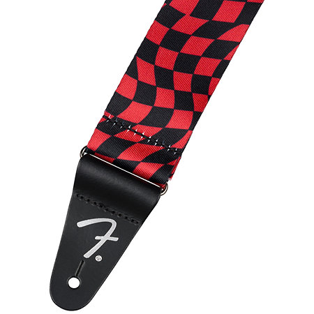 Fender Wavy Checkerboard Poly Red