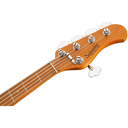 Sadowsky MetroExpress Hybrid PJ Black Pearl 5 Cordes Touche Érable