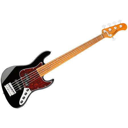 MetroExpress Hybrid PJ Black Pearl 5 Cordes Touche Érable Sadowsky