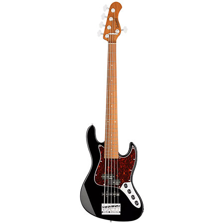 MetroExpress Hybrid PJ Black Pearl 5 Cordes Touche Palissandre Sadowsky