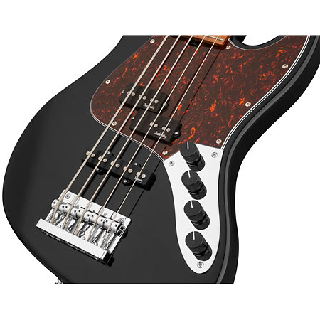 MetroExpress Hybrid PJ Black Pearl 5 Cordes Touche Palissandre Sadowsky