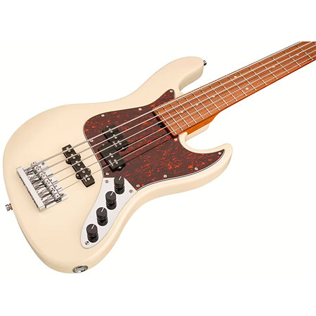 MetroExpress Hybrid PJ Olympic White 5 Cordes Touche Palissandre Sadowsky