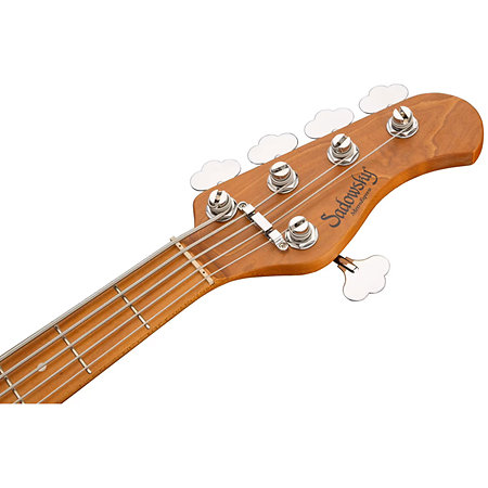 Sadowsky MetroExpress Hybrid PJ Tobacco Burst 5 Cordes Touche Érable