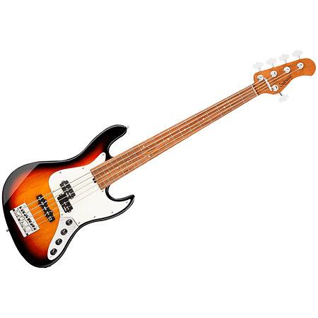 MetroExpress Hybrid PJ Tobacco Burst 5 Cordes Touche Palissandre Sadowsky