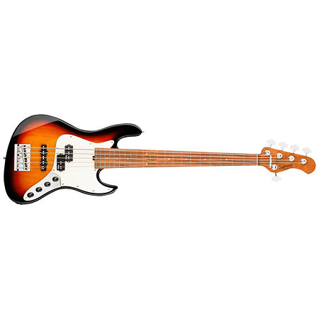 MetroExpress Hybrid PJ Tobacco Burst 5 Cordes Touche Palissandre Sadowsky