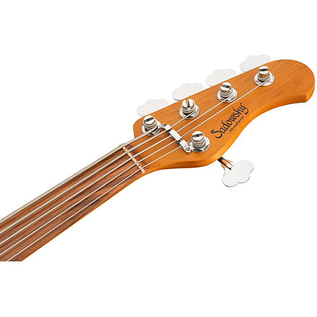 MetroExpress Hybrid PJ Fretless Black Pearl 5 Cordes Touche Palissandre Sadowsky