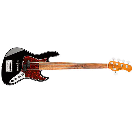 MetroExpress Hybrid PJ Fretless Black Pearl 5 Cordes Touche Palissandre Sadowsky