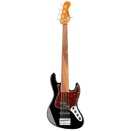 MetroExpress Hybrid PJ Fretless Black Pearl 5 Cordes Touche Palissandre Sadowsky