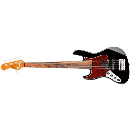 MetroExpress Hybrid PJ Fretless Black Pearl 5 Cordes Touche Palissandre Gaucher Sadowsky