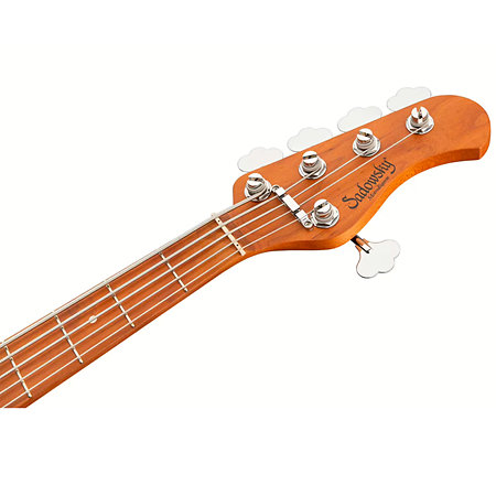 Sadowsky MetroExpress Hybrid PJ Sage Green Metallic 5 Cordes Touche Érable