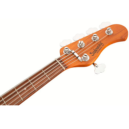 Sadowsky MetroExpress Hybrid PJ Sage Green Metallic 5 Cordes Touche Palissandre