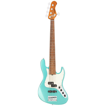 MetroExpress Hybrid PJ Sage Green Metallic 5 Cordes Touche Palissandre Sadowsky