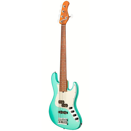 MetroExpress Hybrid PJ Sage Green Metallic 5 Cordes Touche Palissandre Sadowsky