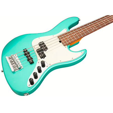 MetroExpress Hybrid PJ Sage Green Metallic 5 Cordes Touche Palissandre Sadowsky