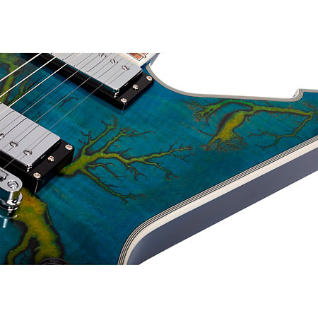 E-1 Electro-Resin Transparent Blue Schecter