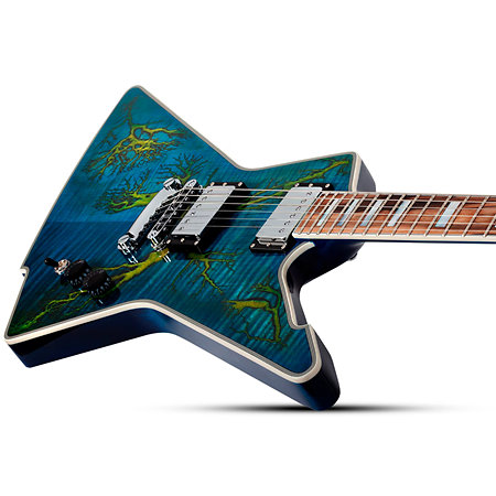 E-1 Electro-Resin Transparent Blue Schecter