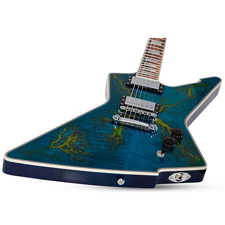 E-1 Electro-Resin Transparent Blue Schecter