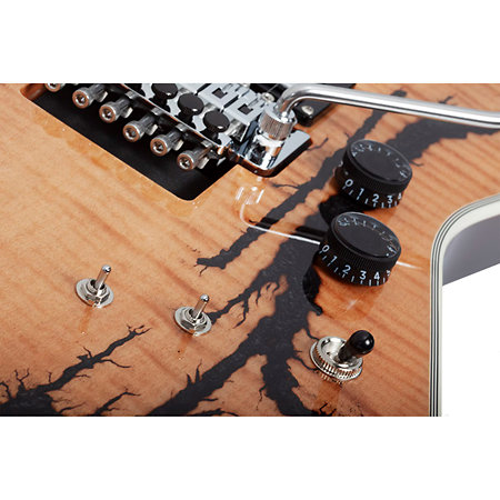 E-1 Electro Resin Floyd Rose Sustainiac Gloss Natural Schecter