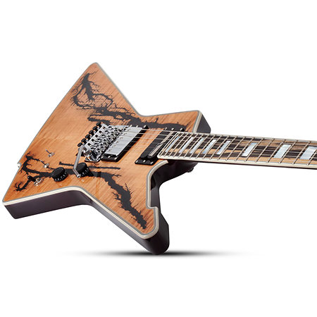 E-1 Electro Resin Floyd Rose Sustainiac Gloss Natural Schecter