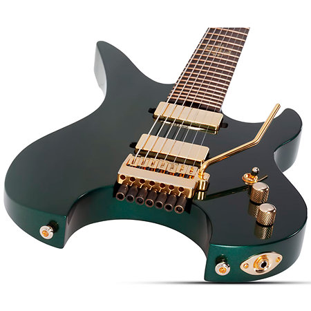 Synyster Gates Custom-7 TR Headless Oak Green Metallic Schecter