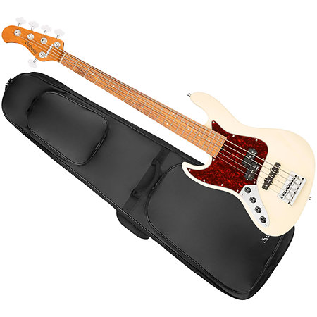 Sadowsky MetroExpress Hybrid PJ Olympic White 5 Cordes Touche Palissandre Gaucher