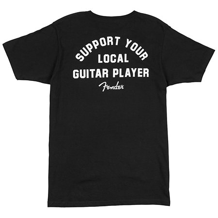 Support Your Local Guitar Player T-Shirt L Fender