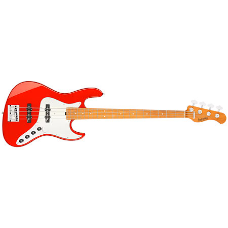 MetroExpress Vintage JJ Candy Apple Red 4 Cordes Touche Érable Sadowsky