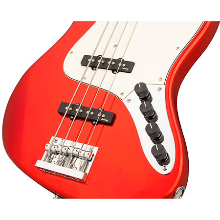 MetroExpress Vintage JJ Candy Apple Red 4 Cordes Touche Palissandre Sadowsky