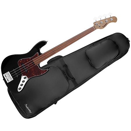 Sadowsky MetroExpress Vintage JJ Fretless Black Pearl 4 Cordes Touche Palissandre